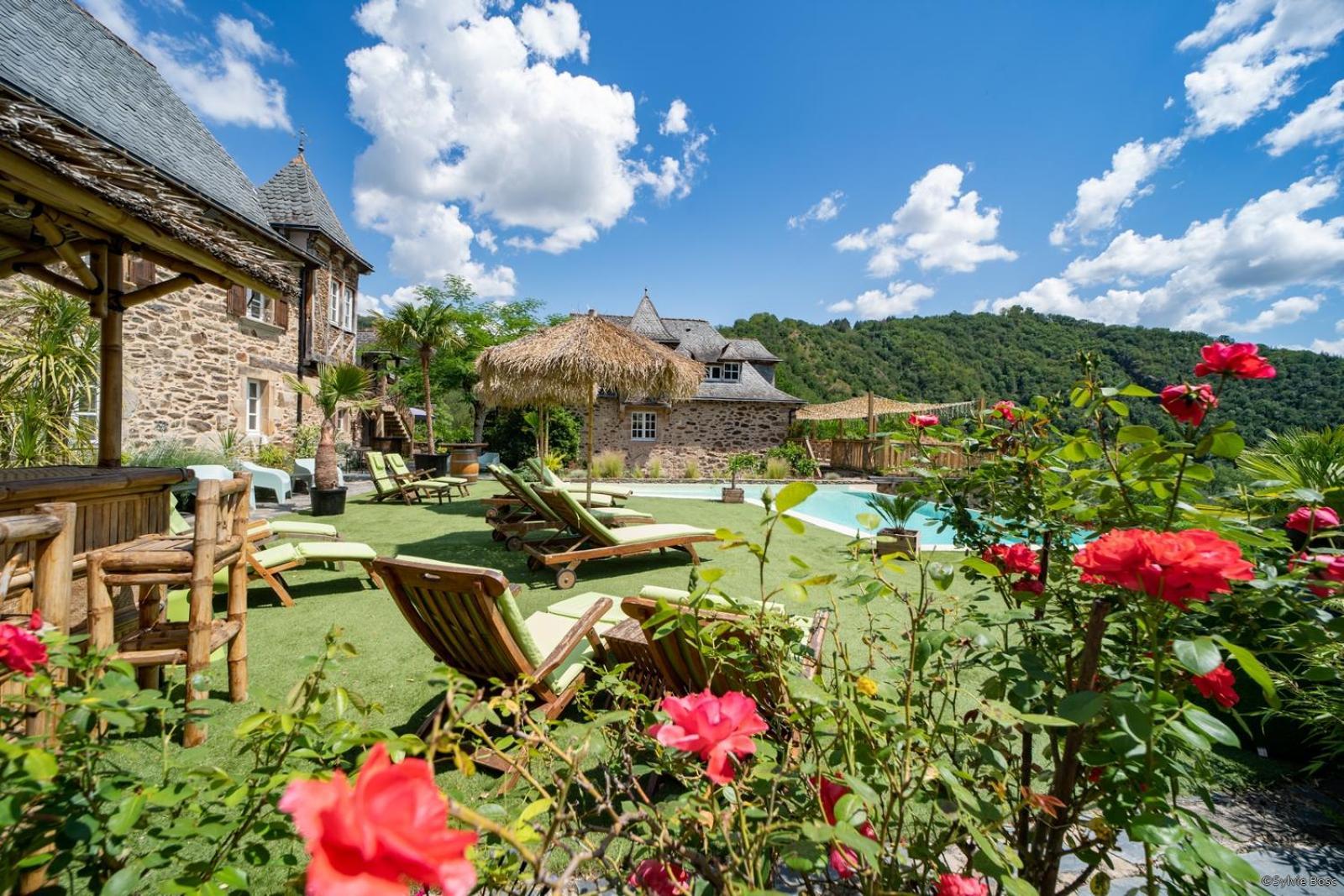 Hotel Chateau De Longcol La Fouillade Exteriér fotografie